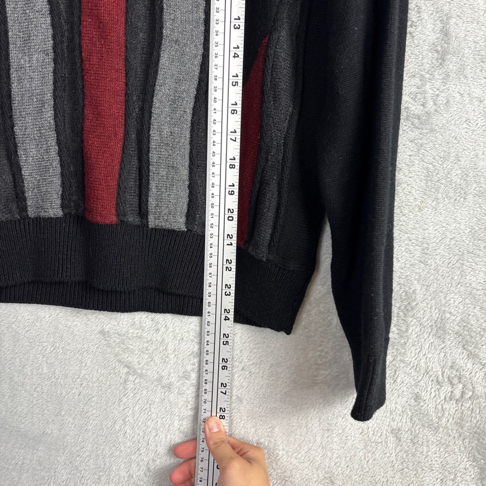 Vintage Cooper Knitting Mills Sweater Large Wool Blend Knit Fisherman Cozy - Picture 5 of 5